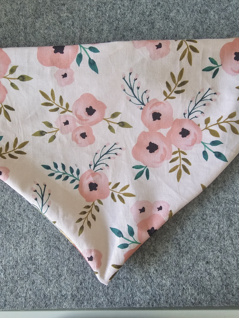 Floral Pink Cotton Bandana
